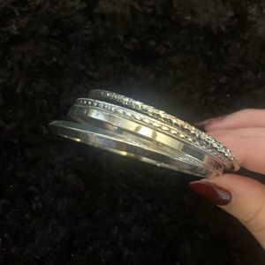 Silver Bangles